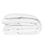 Daunendecke „Ivy“. Daunendecken, 100x140 cm, 135/140x200 cm, 140x220 cm, 175x200 cm, 200x200 cm, 200x220 cm, 220x240 cm. Weiße bettdecke mit füllung aus entendaunen und federn sowie baumwollbezug