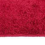Toilettenmatte „Crimson“. Badteppich, 55x55 cm