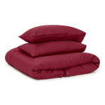 Premium satin bettwäsche set "Maroon“. Bettwäsche aus Satin, 135/140x200 cm, 200x200 cm, 200x220 cm