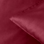 Premium satin bettwäsche set "Maroon“. Bettwäsche aus Satin, 135/140x200 cm, 200x200 cm, 200x220 cm