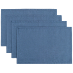 Tischset „Linen royal blue“ 4 stk.. Tischdecke aus Leinen, 30x45 cm