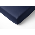 Baumwoll Spannbettlaken „Ombre blue“. Spannbettlaken, 135/140x200 cm, 155/160x200 cm, 180x200 cm
