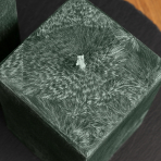 Handgefertigte Kerze „Emerald“ 1 Stk.. Kerzen
