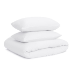 Bettwäsche set "White". Bettwäsche Baumwolle, 135/140x200 cm, 200x200 cm, 200x220 cm