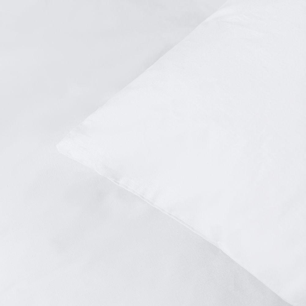 Bettwäsche set "White". Bettwäsche Baumwolle, 135/140x200 cm, 200x200 cm, 200x220 cm