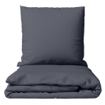 Bettwäsche set "Graphite". Bettwäsche für Hotels, 135/140x200 cm, 155/160x200 cm, 200x200 cm, 200x220 cm. Elegantes dunkelgraues bettwäscheset, das ihrem schlafzimmer modernes flair verleiht.