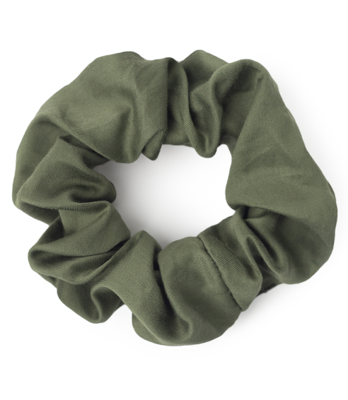 Satin Haargummis „Moss green“. Haargummis