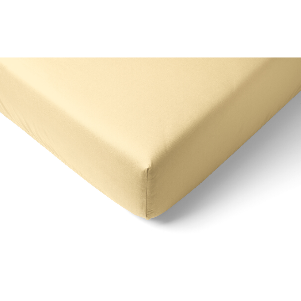 Jersey Spannbettlaken „Yellow“. Spannbettlaken 160x200, 155/160x200 cm, 180x200 cm