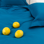 Premium-Satin-Kissenbezüge „Turquoise“