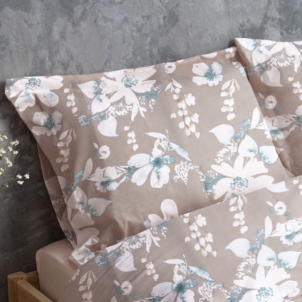 Premium satin bettwäsche set "Emory". Bettwäsche aus Satin, 135/140x200 cm, 150x200 cm, 155/160x200 cm, 180x200 cm, 200x200 cm, 200x220 cm, 220x240 cm