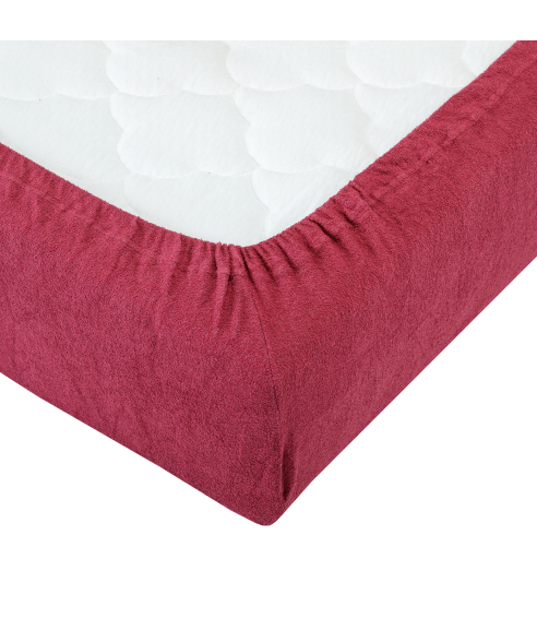Frottee Spannbettlaken „Bordo“. Spannbettlaken