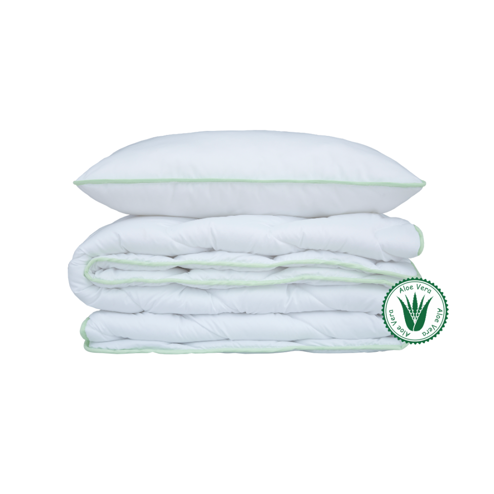 Bettdecke „Aloe vera“. Bettdecken, 135/140x200 cm, 200x200 cm, 200x220 cm, 220x240 cm