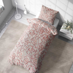 Premium satin bettwäsche set "Curls". Bettwäsche aus Satin, 135/140x200 cm