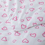 Kinderbettwäsche "Pink love". Babybettwäsche, 135/140x200 cm