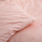 Premium satin bettwäsche set "Classic pink“. Bettwäsche aus Satin, 155/160x200 cm