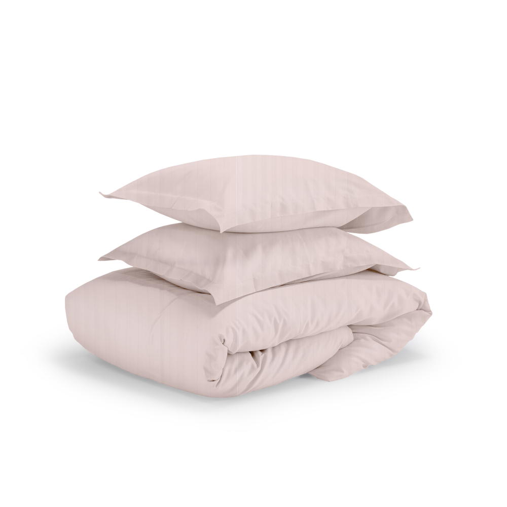 Premium satin bettwäsche set "Blush". Bettwäsche aus Satin, 135/140x200 cm