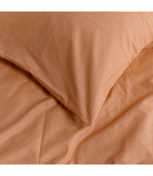 Bettwäsche set "Classic orange". Bettwäsche Baumwolle