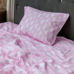 Bettwäsche set "Pink clouds". Bettwäsche Baumwolle, 135/140x200 cm, 155/160x200 cm