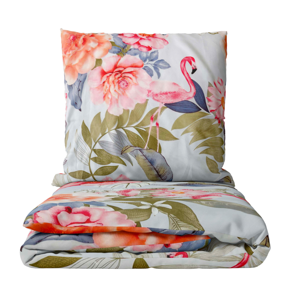 Patalynės komplektas „Flamingo“. Bettwäsche 140x200, 135/140x200 cm, 180x200 cm
