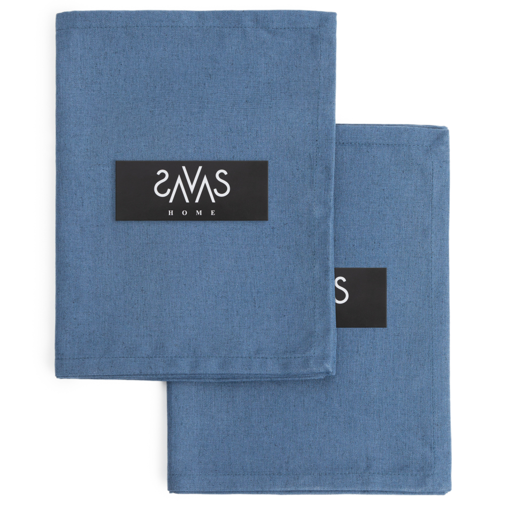 Tischset „Linen royal blue“ 4 stk.. Tischdecke aus Leinen, 30x45 cm