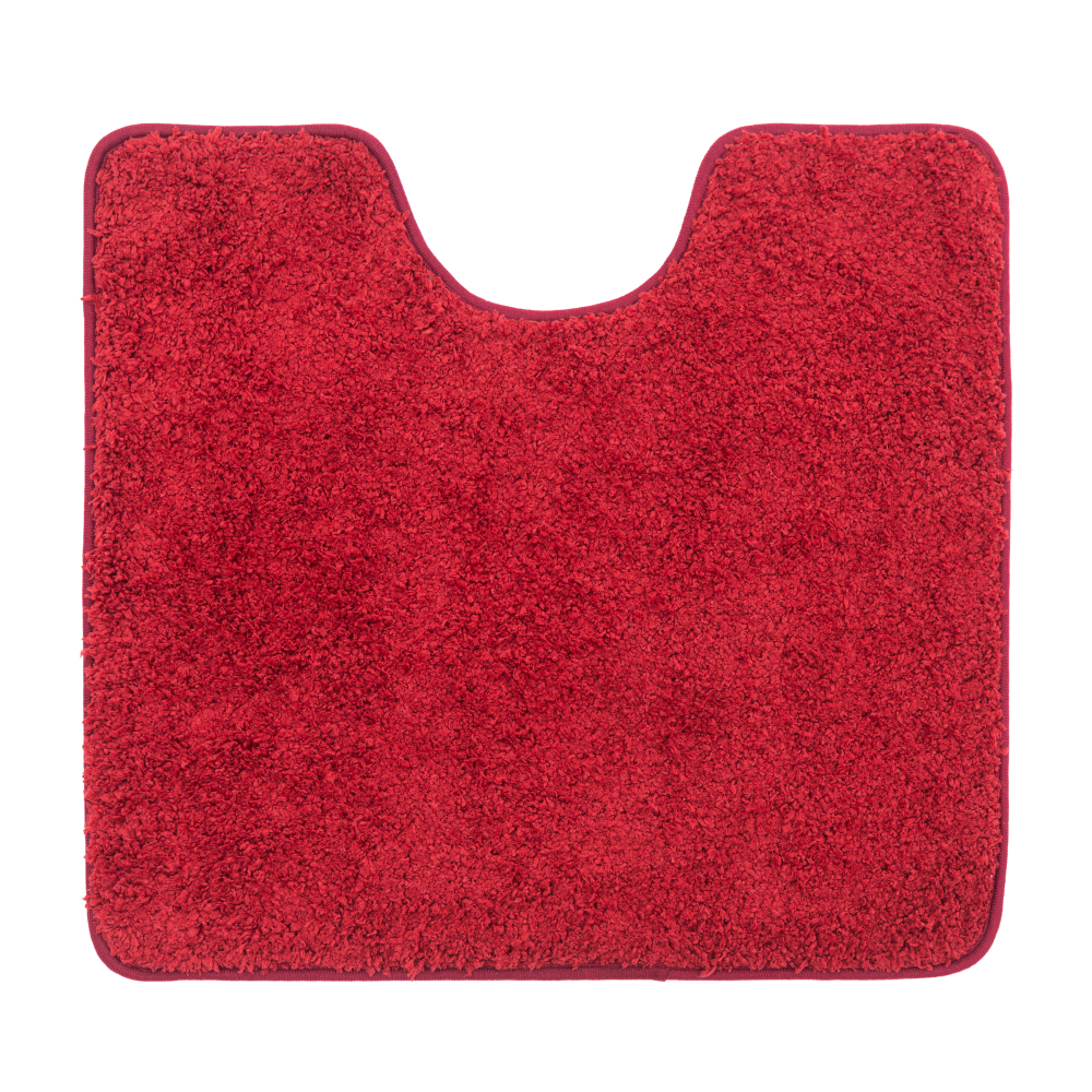 Toilettenmatte „Crimson“. Badteppich, 55x55 cm