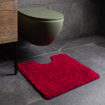 Toilettenmatte „Crimson“. Badteppich, 55x55 cm