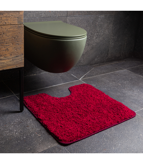 Toilettenmatte „Crimson“. Badteppich