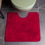 Toilettenmatte „Crimson“. Badteppich, 55x55 cm
