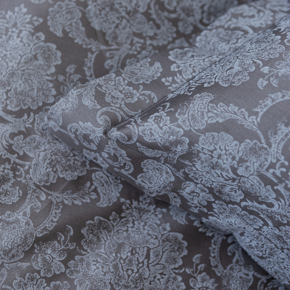 Premium satin bettwäsche set "Cacao light". Bettwäsche aus Satin, 200x220 cm