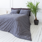 Premium satin bettwäsche set "Cacao light". Bettwäsche aus Satin, 200x220 cm