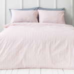 Bettwäsche set "Rose stripes". Bettwäsche Baumwolle, 135/140x200 cm