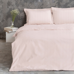 Premium satin bettwäsche set "Blush". Bettwäsche aus Satin, 135/140x200 cm