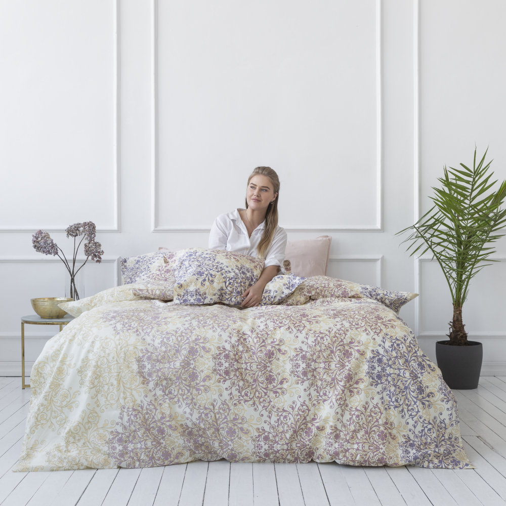 Premium satin bettwäsche set "Flicker". Bettwäsche aus Satin, 135/140x200 cm, 150x200 cm, 155/160x200 cm, 200x200 cm, 200x220 cm