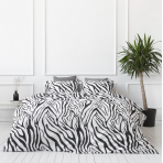 Bettwäsche set "Zebra". Bettwäsche Baumwolle, 135/140x200 cm, 200x220 cm