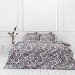 Premium satin bettwäsche set "Burgundy". Bettwäsche aus Satin, 155/160x200 cm