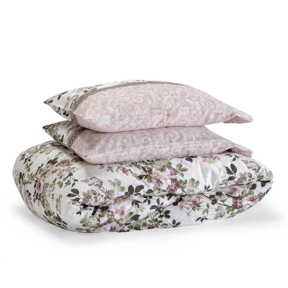 Premium satin bettwäsche set "Amelia". Bettwäsche aus Satin, 135/140x200 cm