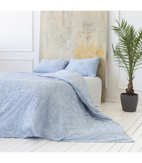 Premium satin bettwäsche set "Ocean“. Bettwäsche aus Satin