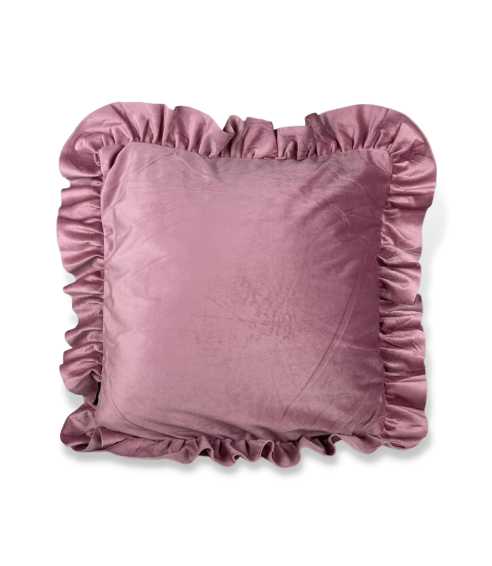 Dekorativer Kissenbezug „Pink Ruffle“ 1 Stk.. Kissenhülle