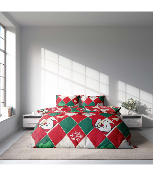 Weihnachtsbettwäsche "Santa Claus". Weihnachtsbettwäsche
