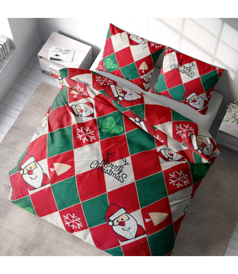Weihnachtsbettwäsche "Santa Claus". Weihnachtsbettwäsche