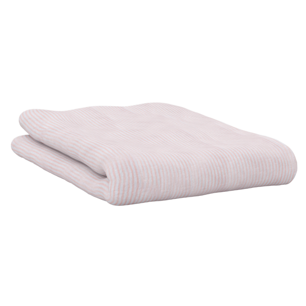 Bettlaken „Rose stripes“. Bettlaken, 150x220 cm