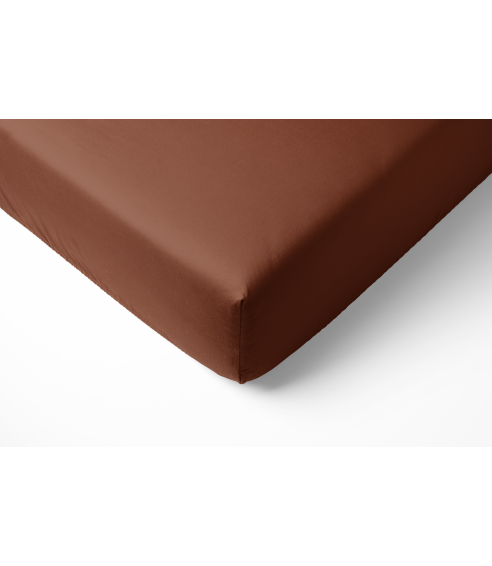 Jersey Spannbettlaken „Brown“. Spannbettlaken 140x200