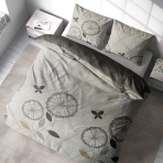 Bettwäsche set „Summed“. Bettwäsche 140x200, 135/140x200 cm, 200x200 cm, 200x220 cm