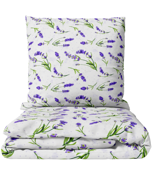 Bettwäsche Doppelbett "Lavender Breeze". Bettwäsche Baumwolle