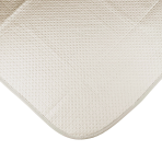 Tagesdecke „Cream trapuntino Bedspread“. Tagesdecken, 170x250 cm, 200x250 cm. Sandfarbene tagesdecke mit dezentem, geometrischem muster