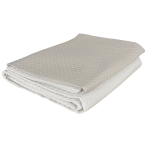 Tagesdecke „Cream trapuntino Bedspread“. Tagesdecken, 170x250 cm, 200x250 cm. Cremige tagesdecke mit feinen rechteckmustern