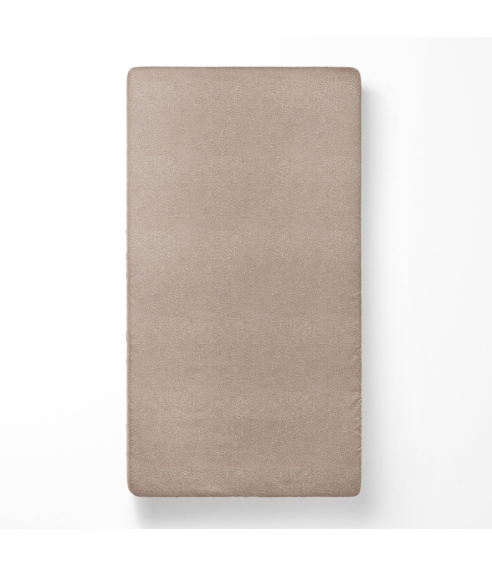 Frottee Spannbettlaken „Beige Terry sheet“. Spannbettlaken 90x200