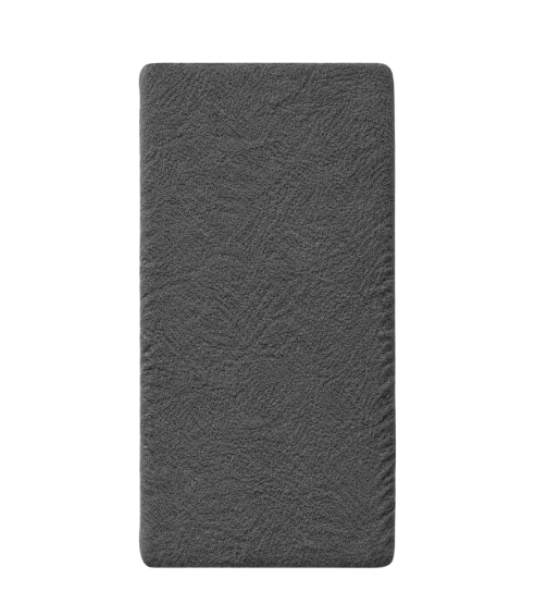 Frottee Spannbettlaken „Dark grey frote“. Spannbettlaken 90x200