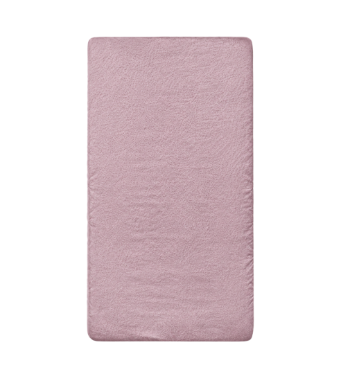 Frottee Spannbettlaken „Hushed Rose frote“. Spannbettlaken 90x200