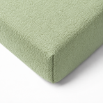 Frottee Spannbettlaken „Olive frote“. Spannbettlaken 180x200, 90x200 cm, 135/140x200 cm, 155/160x200 cm, 180x200 cm, 200x220 cm. Sanft pastellgrünes spannbettlaken mit feinen kleinen schlingen auf der oberfläche. Frottee Spannbettlaken „Olive frote“. Spannbettlaken 180x200, 90x200 cm, 135/140x200 cm, 155/160x200 cm, 180x200 cm, 200x220 cm. Sanft pastellgrünes spannbettlaken mit feinen kleinen schlingen auf der oberfläche.